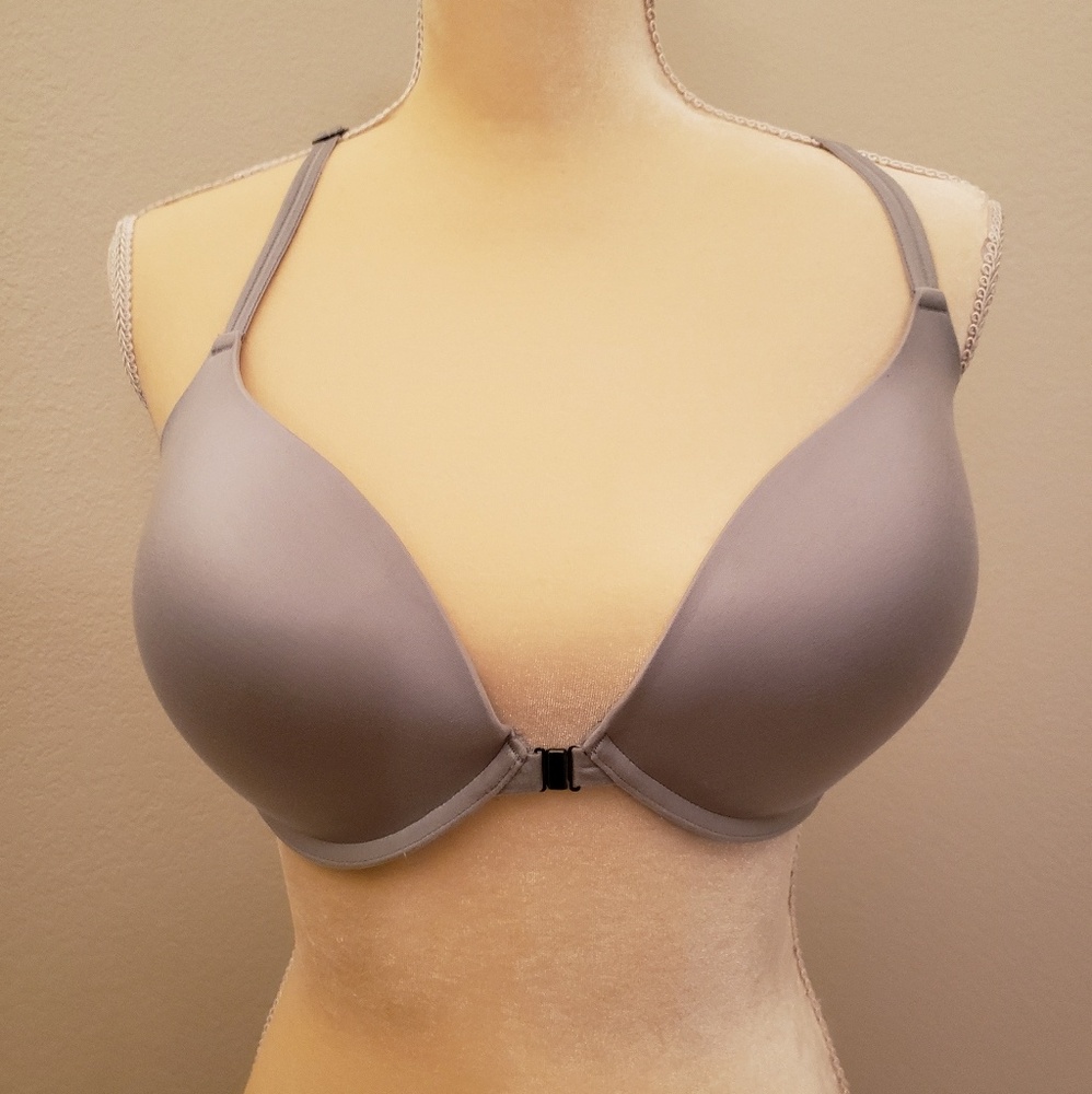 Kenzie Deep Plunge Front Close Padded Bra 36DD